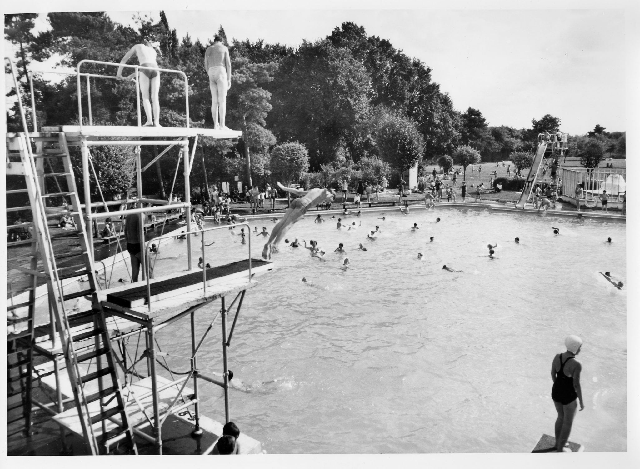 Burnham Beeches Outdoor Pool - 1930s/40s - 1983