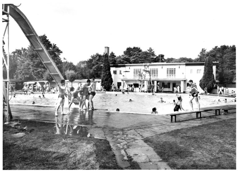 Burnham Beeches Outdoor Pool - 1930s/40s - 1983